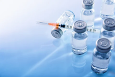 vaccination vial shot needle